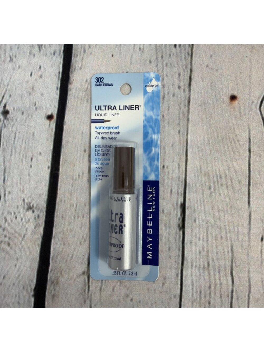 1-Maybelline Ultra Liner Liquid Eyeliner Waterproof 135L-02 302 DARK BROWN